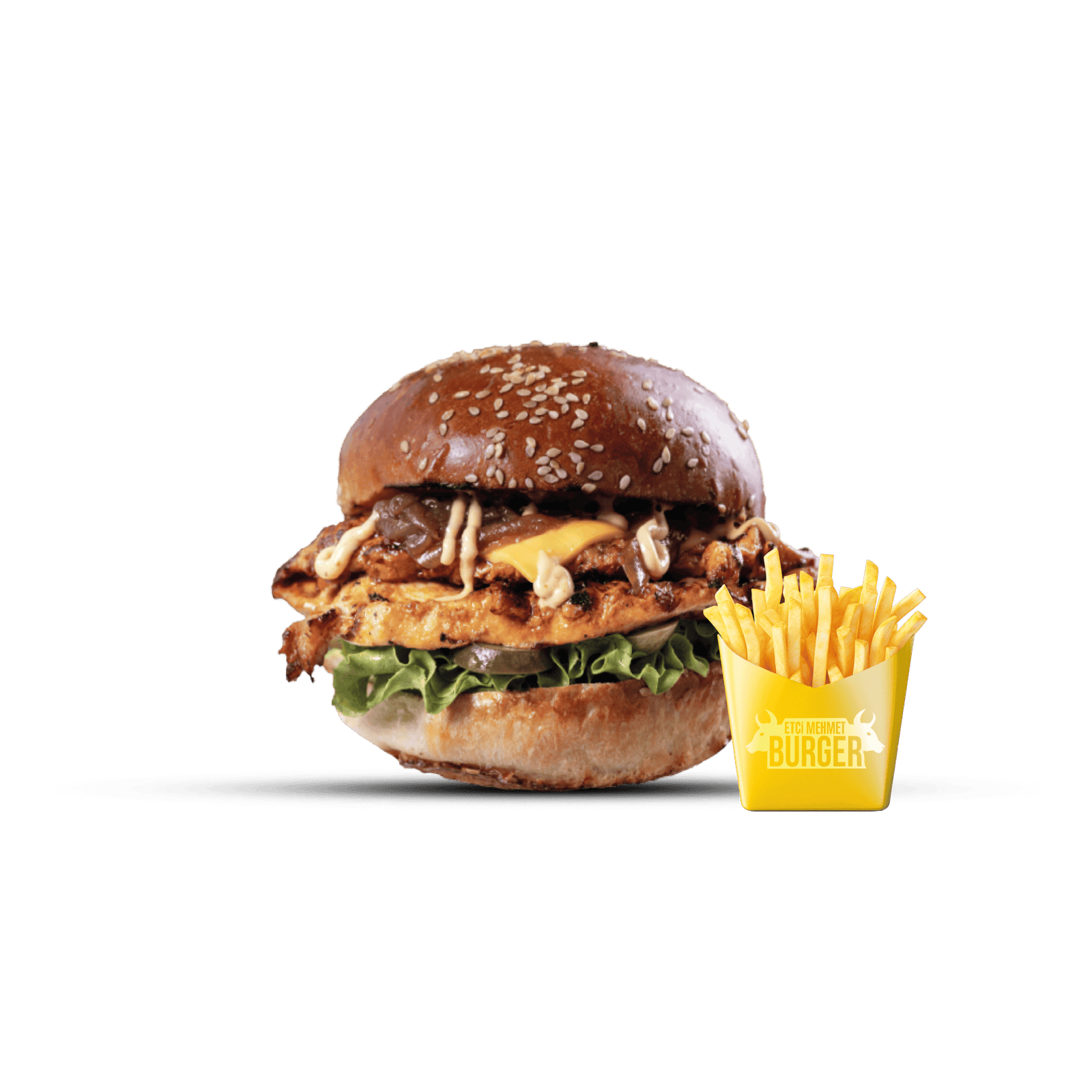 Cheddar Chicken Burger